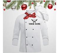 Luckluccy Personalized Chef Uniform Ornament,Custom Hat,Love Kitchen,Christmas Tree Décor for Cooking