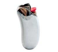 Lucklybestseller Heavy Curved Lighter Case Cover Holder Sleeve Pouches Metal Ergonomic Design for BIC Mini Size Lighter J5