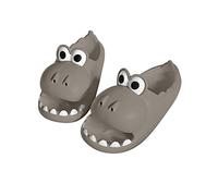 LUCKME Dinosaur Sliders for Women and Men, Cute Super Soft Cloud Sliders Non-Slip Open Toe Hello Slippers Massage Chunky Summer Novelty Dinosaur Slide Sandals Adult Beach Pool Shoes UK