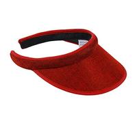 LUCKME Men Women Sun Visor Outdoor Sport Plain Sun Hat Wide Brim Push-On Beach Cap for Golf Tennis Volleyball Running Peaked Headband Cap