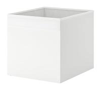 Luckora DRÖNA Storage Box - 33x38x33 cm | Foldable Fabric Organizer for Shelves & Cabinets (White)