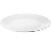 Luckora White Dinner Plates, Side/Deep Plates, and Bowls - Make Your Own Set (2- Plate, 25 cm)