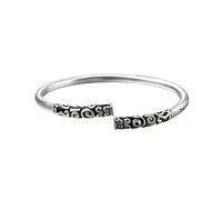 Luckstick Black Myth Bracelet, Stainless Steel Bangle Bracelet with Intricate Engraved Pattern, Good Luck Symbol Wukong Bracelet for Men/Women
