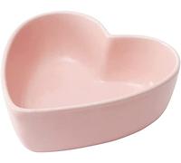 LUCKTE Wait Fly Heart-shaped Bowls for Salad Soup Snack Dessert Best Kitchen Household Cooking for Home Kitchen (Pink)
