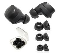 Luckvan Memory Foam Ear Tips for Sennheiser Momentum 3 -Replacement Earbud Tips (3 Pairs, Black) - Fit for Momentum True Wireless 4/3 & Fit in Case Compatible