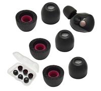 Luckvan Memory Foam Earbuds Tips for Sony WF-1000XM5 Ear Tips for WF-1000XM5 WF-1000XM4 Earbuds fit in Case Extra Small Tips 3 Pairs Black