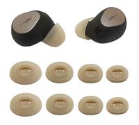 Luckvan Silicone Ear Tips for Jabra Elite 10, 4 Pairs Beige