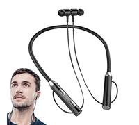 Luckxing Bluetooths 5.1 Neckband Earphones | Sports Magnetic Neckband Wireless Headsets | Bluetooths Headset for Running, Horse Riding and Hiking, Fitness, Compatible for