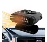 Luckxing Car Heater | 200w Car Dash Heater - 12v/24v Automobile Interior Heating Fan Windshield Defroster for Outdoor Winter Daily Driving Trips Trailers Backyard Garage Travel Tailgate