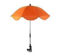Luckxing Pram Parasol Pram Umbrella Pushchair Parasol Umbrella Stroller Clip Parasol Sun Shade Clip Stroller Umbrella Parasol Pram Pushchair Wind-Resistant UV Protection Safety Baby Stroller Um