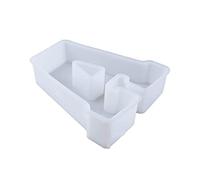 Luckxing Silicone Mould | Silicone Mold for Resin Casting - Alphabet Letter Baking Mold for Making Hot Chocolate Cake Muffin Cookie Candy