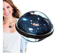 Luckxing Solar System Necklace | Necklaces for Women Trendy | Starry Necklace With Different Aesthetic Looks Solar System Planet Design for Date, Ball, Wedding