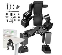 Lucky-13 Action Figure - 3D Printed Dümmÿ Robot Toy | Multi Jointed Movable Hooded Thug Doll for Desktop Decoration, DIY Assembly Articulated T.13 Titan Model Kit for Collectors and Kids Gift