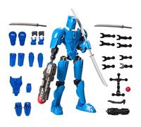 Lucky 13 Action Figures Activity Robot, Titan T13 3D Printed Mannequin Toys Multi-Jointed Movable Robots，PVC Toys Desktop Ornaments Figure ，Home Desktop Decorations Gifts for Game Lovers (blue)