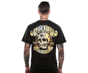 Lucky 13 Booze, Bikes & Broads Black T-Shirt Size 3XL