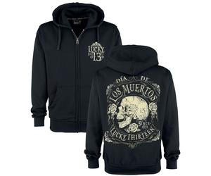 Lucky 13 Dead Skull Hoodie Jacket black S