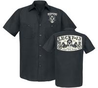 Lucky 13 Dual Chopper Short-sleeved Shirt black S