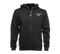 Lucky 13 Skull Stars Zipped Hoodie Black Hoodie Jacket black S