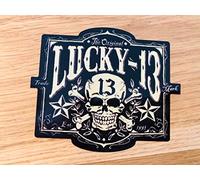 Lucky 13 Sticker Skull Tattoo Outlaw Motorcycle Decal V8 Mi413