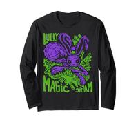 LUCKY AND MAGIC. PURPLE RABBIT ILLUSTRATION Long Sleeve T-Shirt