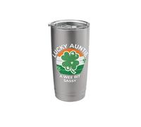 Lucky Auntie A Wee Bit Sassy - St. Patrick’s Fun Stainless Steel Insulated Tumbler