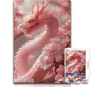 Lucky Blossom Dragon Art Puzzle for Teenagers 1000 Pieces Learning through Play Experience Heartfelt Special Occasion Gift Size 50x75cm
