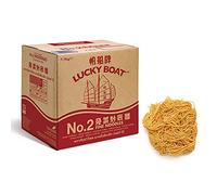 Lucky Boat Thin Noodles | Restaurant Quality | No.2 Thin | Egg Free | Bulk | Stir-fry | Chow Mein | VEGAN | Fried | 7.7KG