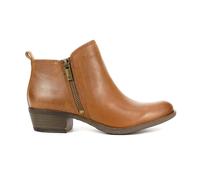 Lucky Brand Basel Toffee/Bariollos Nappa Leather Booties (US)