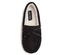 Lucky Brand Boys Moccasin Loafer Slippers, black, 13 US Little Kid