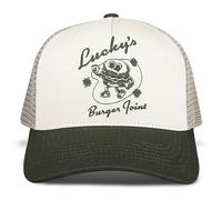 Lucky Brand Lucky's Burger Joint Women's Trucker Cap with Adjustable Back Closure, Olive, One Size