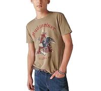 Lucky Brand Men's Budweiser a Tee, Lead Grey, Medium