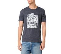 Lucky Brand Men's Keep Your Friends Close Whiskey Tee, Jet Black, XXL
