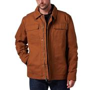 Lucky Brand mens Men's Full Zip Canvas Chore Jacket With Quilted Lining
