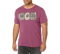 Lucky Brand Men's Poker Cards Tee Shirt - red - XL