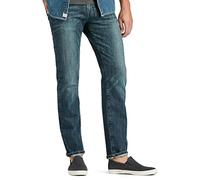 Lucky Brand Men's Straight Jeans 221, Blue/Gold, 33W x 34L