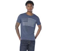 Lucky Brand Men's USA Flag Tee Shirt, American Navy, Large