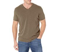 Lucky Brand Men's Venice Burnout V-Neck Tee Shirt T, Dark Olive, XXL