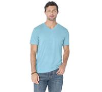 Lucky Brand Men's Venice Burnout V-Neck Tee Shirt T, Delphinium Blue, Medium