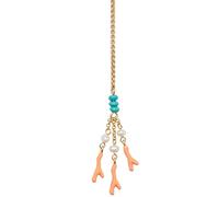 Lucky Brand Summer Sealife Y Necklace, Gold, One Size