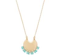 Lucky Brand Turquoise Gold Pendant Necklace One Size
