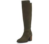 Lucky Brand Women's Bonnay-x Knee High Boot, Khaki Extra Wide Calf, 2.5 UK