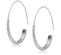 Lucky Brand Women's Brushed Hoop Earrings One Size