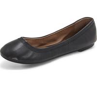 Lucky Brand Women's Emmie Ballet Flat, Black Dark, 5 UK