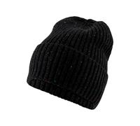 Lucky Brand Women's Fleck Beanie Hat, Black, One Size