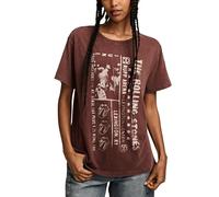 Lucky Brand Women's Graphic Tee, Bitter Chocolate, XXL