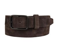 Lucky Brand Men's Casual Leather Belt, Distressed Suede-Brown, 91cm