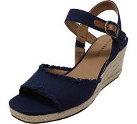 Lucky Brand Women's Mindra Espadrille Wedge Sandal, Indigo, 8 UK