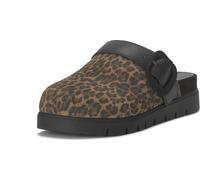 Lucky Brand Women's Sachie Mule, Natural/Black Leopard, 3 UK