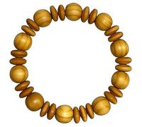LUCKY BUDDHIST - Tibetan Bracelet for Men & Women - Elastic Wooden Beads Bracelet - Handmade with Love, for Wrist - Gifts