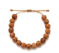 LUCKY BUDDHIST - Tibetan lucky wooden bead bracelet for Men & Women jewelry - Handmade with love, Adjustable charm fashion accessories for the Wrist - wooden gifts
